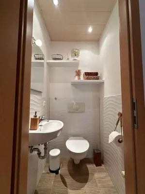 Ein Badezimmer in der Unterkunft Casita grün
