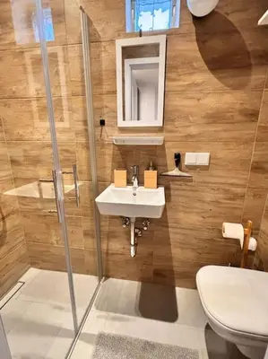 Ein Badezimmer in der Unterkunft Nahe Frankfurt Flughafen & Messe