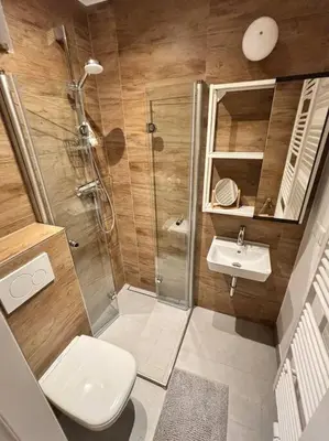 Ein Badezimmer in der Unterkunft Stilvoll mitten Neu-Isenburg