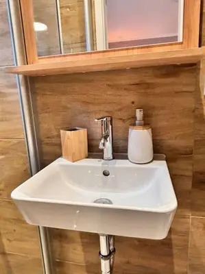 Ein Badezimmer in der Unterkunft Gemütlich Mitten in Neu-Isenburg