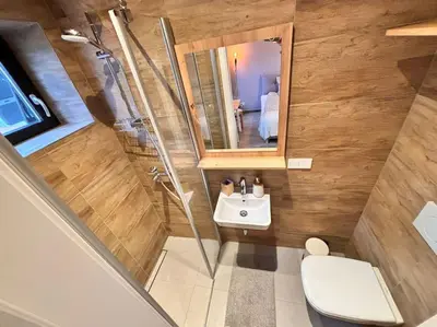 Ein Badezimmer in der Unterkunft Gemütlich Mitten in Neu-Isenburg