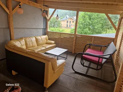 Ein Sitzbereich in der Unterkunft Husic Immobilien und Handwerkerservice