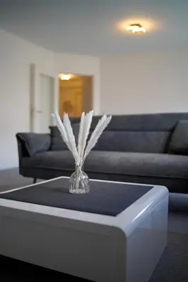 Ein Sitzbereich in der Unterkunft Designer Central Living WLAN&Smart-TV&Self Check-In