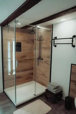 Ein Badezimmer in der Unterkunft Ferienhaus Rustika