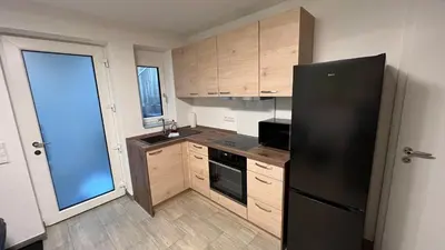 Küche/Küchenzeile in der Unterkunft Gemütlich, ländlich, stadtnah