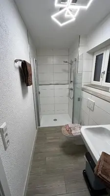 Ein Badezimmer in der Unterkunft Gemütlich, ländlich, stadtnah