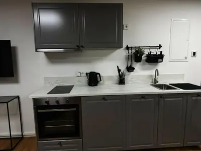 Küche/Küchenzeile in der Unterkunft Vinum Apartment
