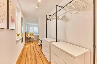 Ein Badezimmer in der Unterkunft Modernes Studio-Apartment in toller Waldrand-Lage
