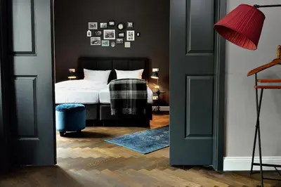Ein Bett oder Betten in einem Zimmer der Unterkunft Syte Boutique Hotel Mannheim