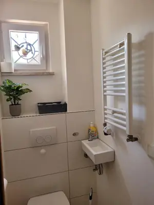 Ein Badezimmer in der Unterkunft Ferienwohnung Lang