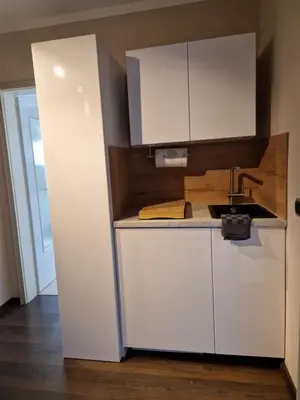 Küche/Küchenzeile in der Unterkunft Charmante Wohnung, mit Sauna und Garten, Toplage!
