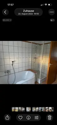 Ein Badezimmer in der Unterkunft Business Apartment Nähe Uni Kaiserslautern