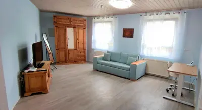TV/Unterhaltungsangebot in der Unterkunft Gemütliches Gästehaus am Park