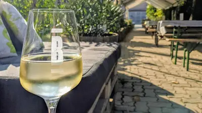 Getränke in der Unterkunft Weingut-Gästehaus Buchert