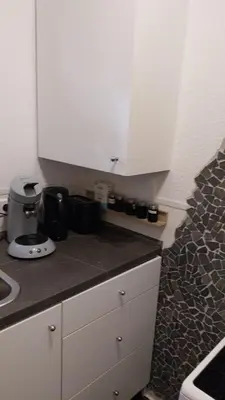 Küche/Küchenzeile in der Unterkunft Beas Ferienglück
