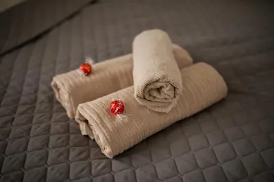 Ein Bett oder Betten in einem Zimmer der Unterkunft HUGOS Studio Apartment