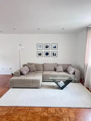 Ein Sitzbereich in der Unterkunft Privates Ferienhaus mit Pool & Whirlpool in Bad Dürkheim