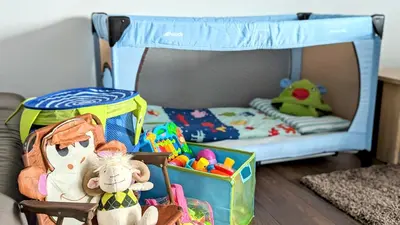 Ein Bett oder Betten in einem Zimmer der Unterkunft Blackforest Apartment Schömberg