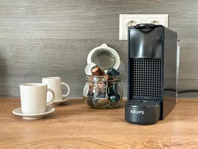 Kaffee-/Teezubehör in der Unterkunft Apartment im Herzen der Altstadt - Leonberg nähe Stuttgart