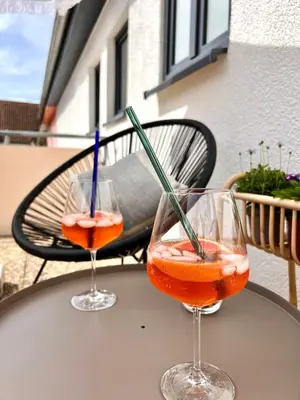 Getränke in der Unterkunft Apartment im Herzen der Altstadt - Leonberg nähe Stuttgart