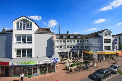 Das Gebäude in dem sich die Ferienwohnung befindet