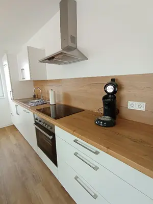 Küche/Küchenzeile in der Unterkunft Ferienwohnung Casa Rockstein