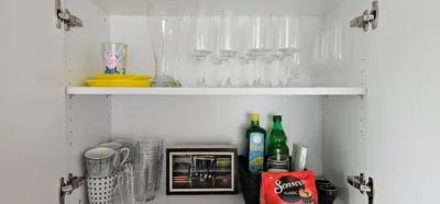 Küche/Küchenzeile in der Unterkunft Ferienwohnung Casa Rockstein