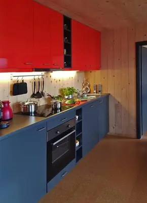 Küche/Küchenzeile in der Unterkunft Tiny Häuser im Kupfertal