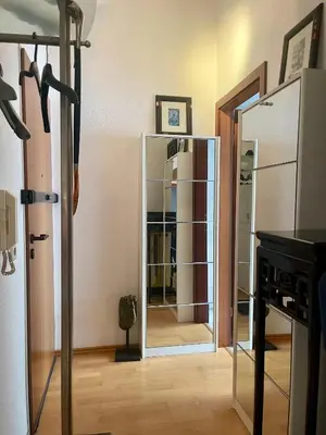 Küche/Küchenzeile in der Unterkunft Goldstadt City Loft 3-Zimmer Balkon & Garage Zentrum Pforzheim