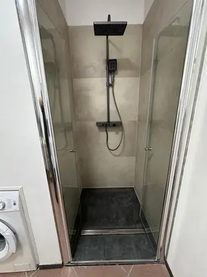 Ein Badezimmer in der Unterkunft Ferienwohnung am Dierbach