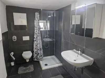 Ein Badezimmer in der Unterkunft Appartement Somptueux a Unterheinriet