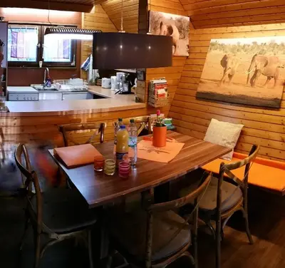 Küche/Küchenzeile in der Unterkunft Haus Tsavo
