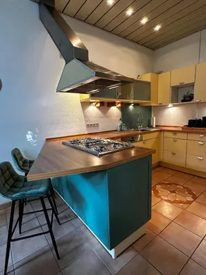 Küche/Küchenzeile in der Unterkunft Maisonettewohnung im Loft Stil mit wunderschöner Terrasse