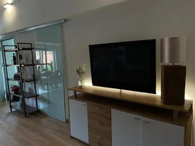 TV/Unterhaltungsangebot in der Unterkunft SmartAppart Rheinstetten