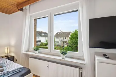 TV/Unterhaltungsangebot in der Unterkunft RI01 Apartment mit großem Balkon