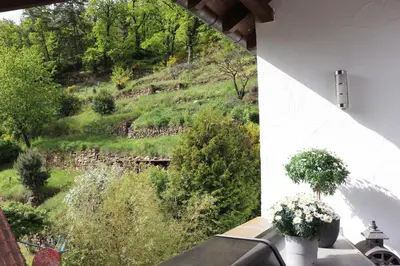 Ein Garten an der Unterkunft Residenz Waldblick 5 STERNE Penthouse-Ferienwohnung Klassifizierung DTV