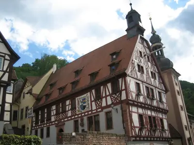 Das Gebäude in dem sich die Ferienwohnung befindet