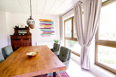 Grundriss der Unterkunft birds-nest Ferienwohnung Waldblick Kamin