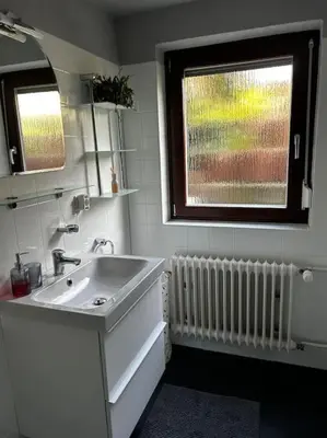 Grundriss der Unterkunft Ruhige Wohnung am Ortsrand - nahe KIT-Campus Nord