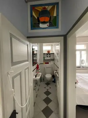 Ein Badezimmer in der Unterkunft Traumhafter Blick mit Wohnung