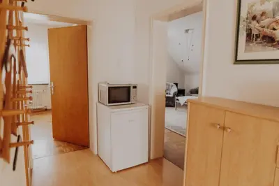 Küche/Küchenzeile in der Unterkunft Privates Apartment im Grünen