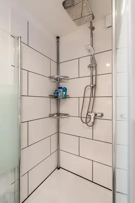 Ein Badezimmer in der Unterkunft 1-Zimmerapartment Am Hochwald