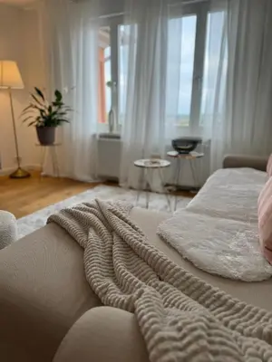 Ein Bett oder Betten in einem Zimmer der Unterkunft Rheinblick-Oase Oppenheim