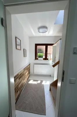Ein Sitzbereich in der Unterkunft Ferienhaus Haisel Vier