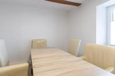 Ein Bett oder Betten in einem Zimmer der Unterkunft Haus zu mieten im schönen Sulzheim Wörrstadt
