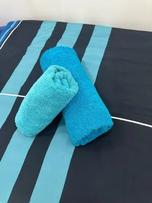 Ein Bett oder Betten in einem Zimmer der Unterkunft Monteurwohnung