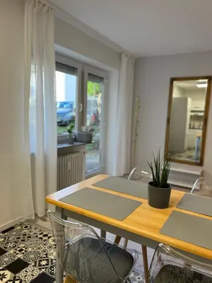 Grundriss der Unterkunft Moderne, helle Terrassenwohnung im Kurort