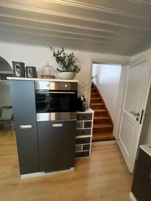 Küche/Küchenzeile in der Unterkunft Lilli's Gästehaus