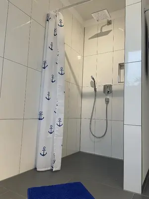 Ein Badezimmer in der Unterkunft Ferienwohnung Hantmann