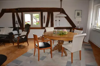 Ein Sitzbereich in der Unterkunft Ferienhaus 1534